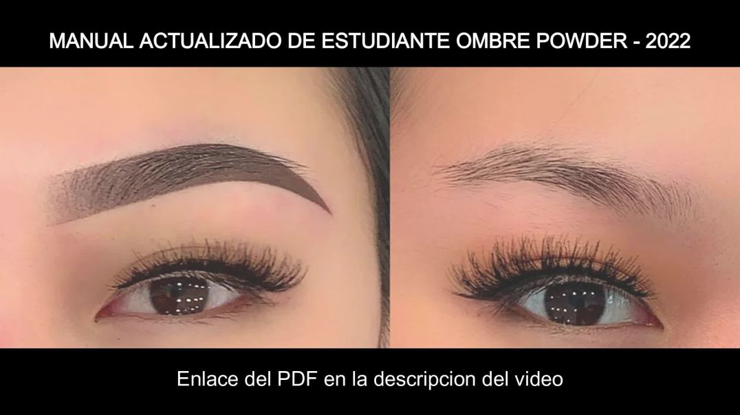 ⁣CEJAS EN POLVO DEGRADADAS-MANUAL ACTUALIZADO DE ESTUDIANTE OMBRE POWDER - 2022-Cap 6