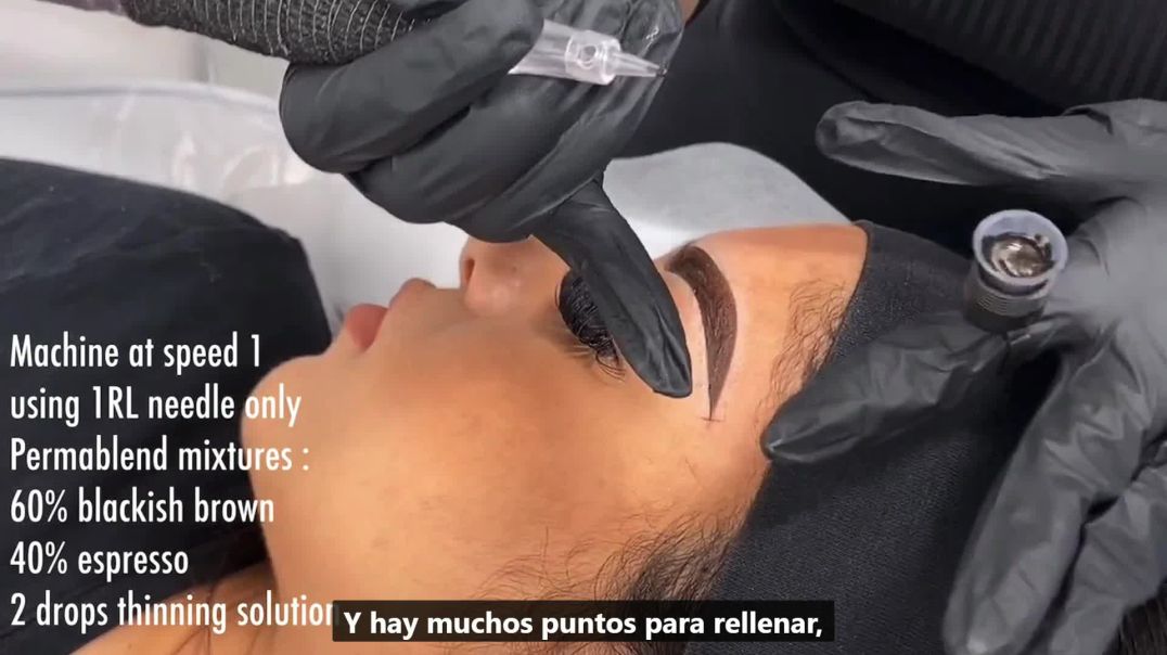 ⁣CEJAS EN POLVO DEGRADADAS-CONTORNO DE LA CEJA IZQUIERDA-Cap.56