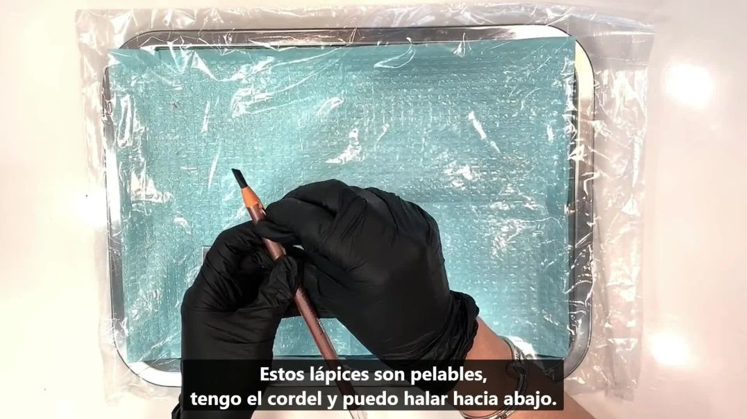 ⁣CEJAS EN POLVO DEGRADADAS-CÓMO AFILAR TU LÁPIZ-Cap.47